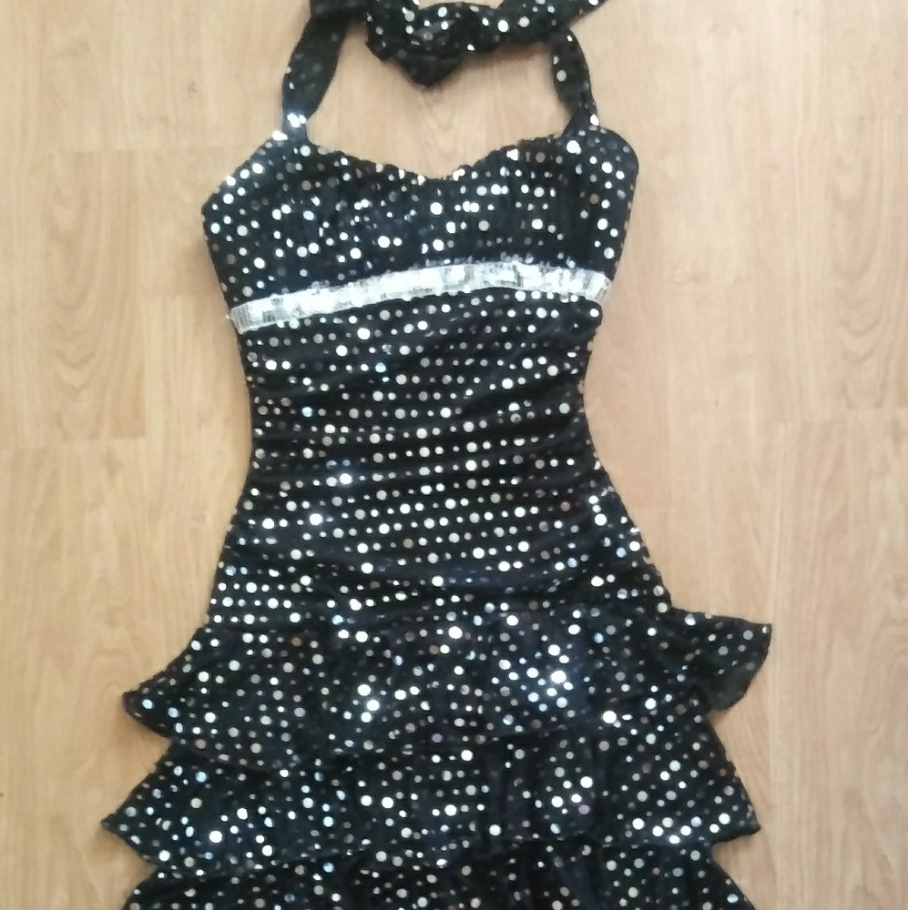 Junior's Sequined Dress